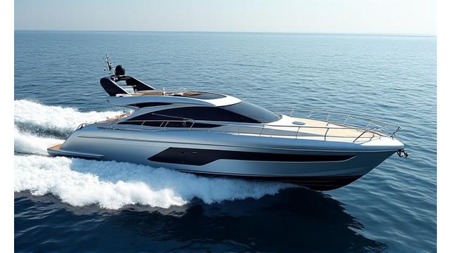 流線型のモーターヨット「旭クルーザー」